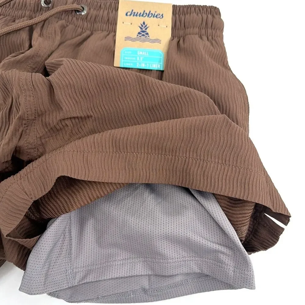 Chubbies Men's Brown The Hot Chocolates Classic 5.5